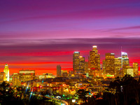Sunset in Los Angeles