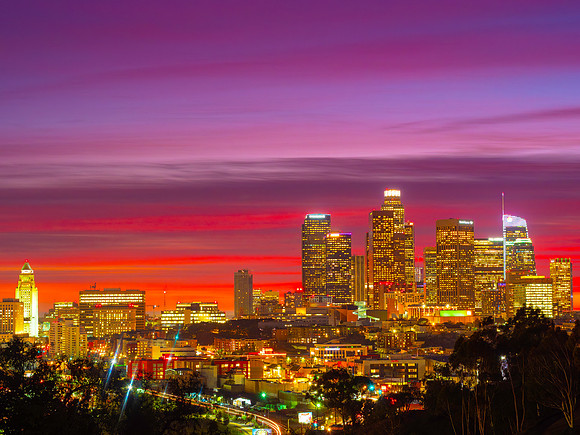 Sunset in Los Angeles