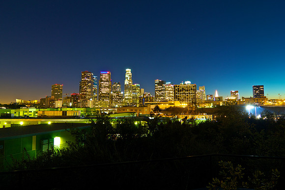 Angeles, California, "City Lights", Los, Night, Traffic, downtown, lights, photography