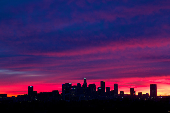 "Los Angeles", LA, Dawn, Sunrise, "Colored Sky", sky, color, nature, city
